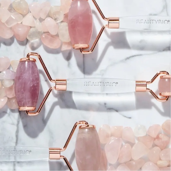 Beautybio Rose Quartz Facial Roller - NIB - Picture 5 of 6
